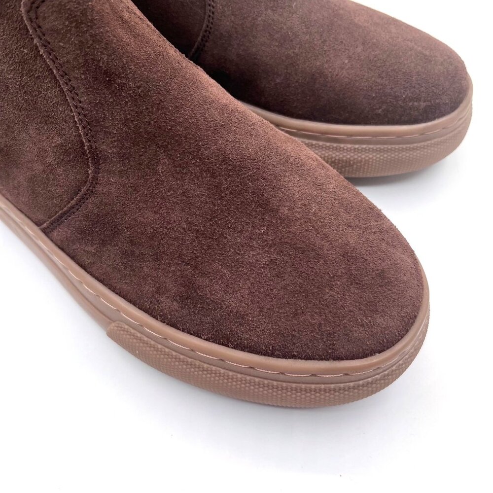 SIZE 6 Youth 39 Boys Mini Boden Brown Leather Green Camo Boots - Picture 5 of 10